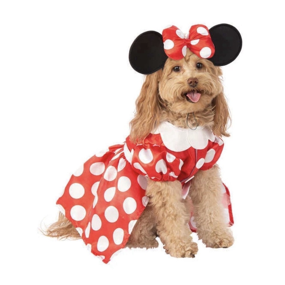 Disney Minnie Mouse Polka Dot Costume Harness for Dogs Small 6-10 lbs